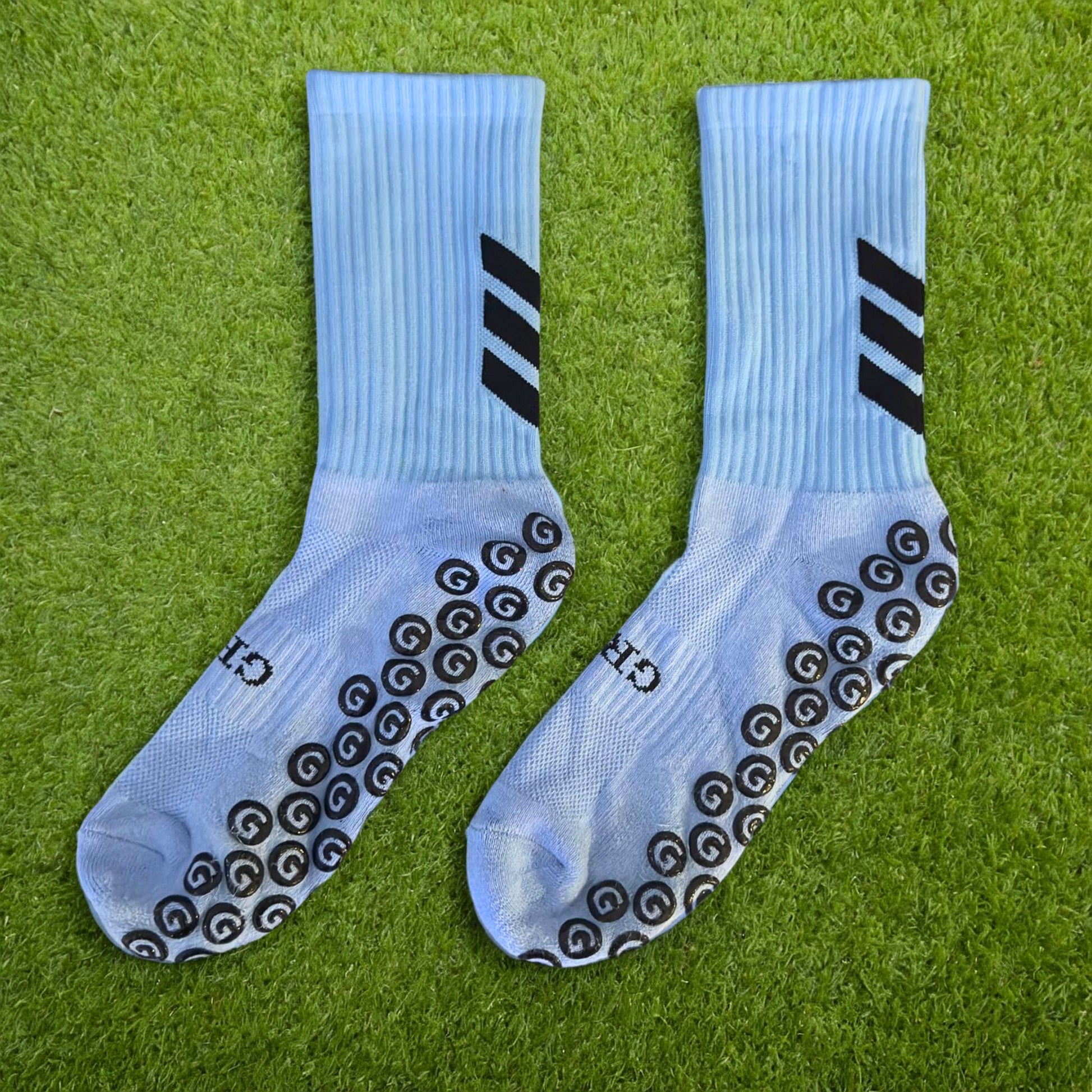 Gripz Socks Sky Blue - GRIPZ SOCKS